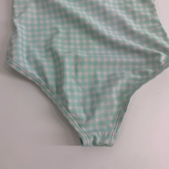 Sweet Pineapple Sequin Strawberry and Gingham One Piece Swimsuit Size 4T - Picture 7 of 10
